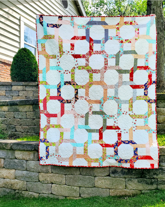 Scrappy Twists & Turns Quilt PDF Pattern by Four Robbins Designs