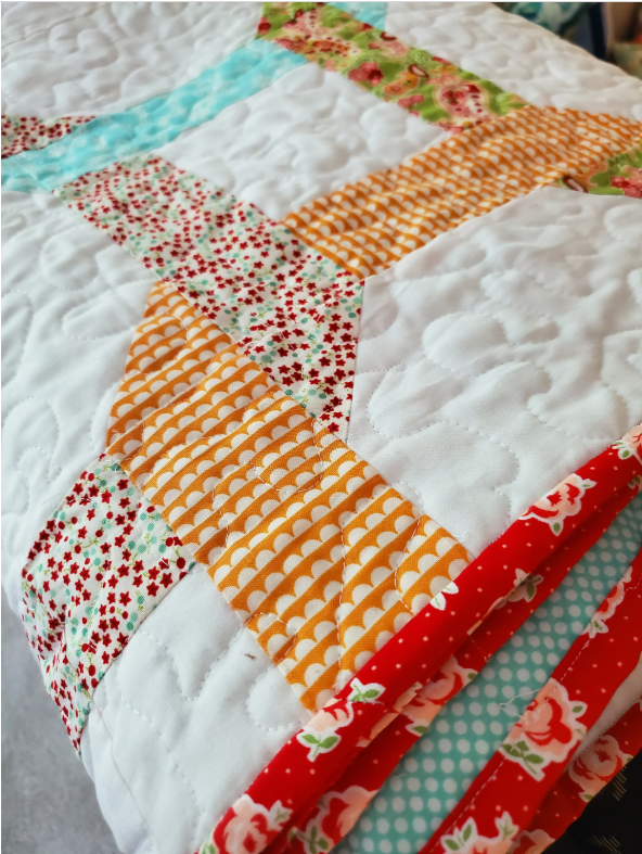 Scrappy Twists & Turns Quilt PDF Pattern by Four Robbins Designs