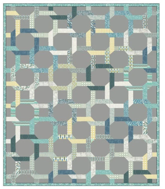 Scrappy Twists & Turns Quilt PDF Pattern by Four Robbins Designs