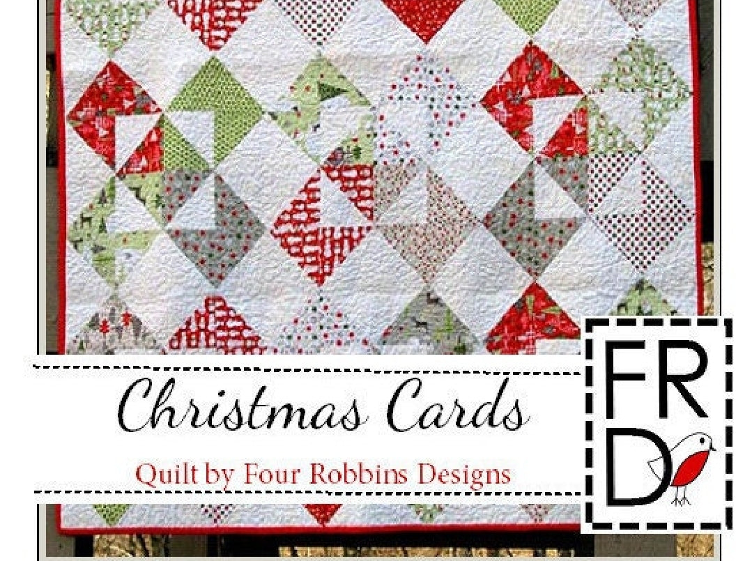 Christmas Cards Quilt Pattern PDF - Immediate Download