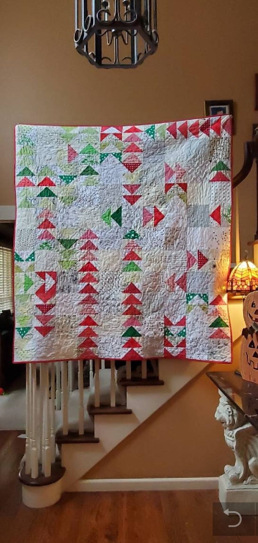 Flying Home for Christmas Quilt Downloadable PDF Pattern by Four Robbins Designs