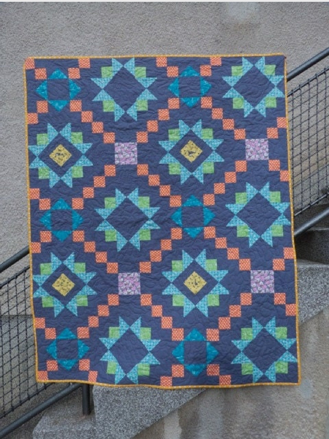 Star Crossed Quilt Pattern PDF by Four Robbins Designs - Immediate Download