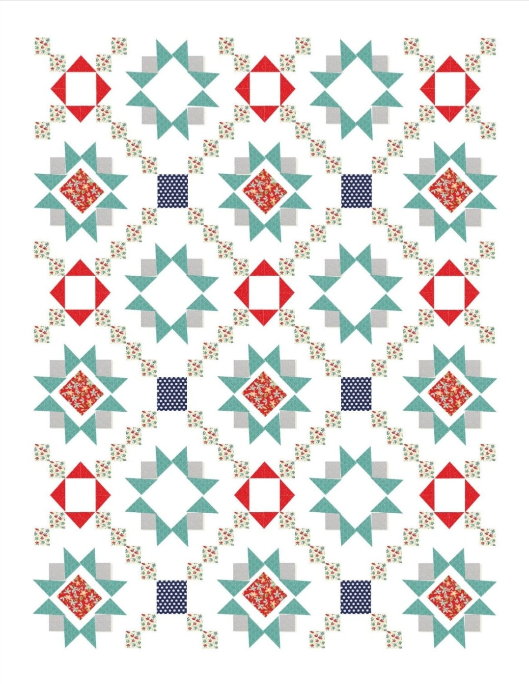 Star Crossed Quilt Pattern PDF by Four Robbins Designs - Immediate Download